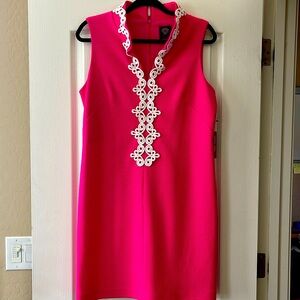 Hot Pink Vince Camuto Sleeveless Dress